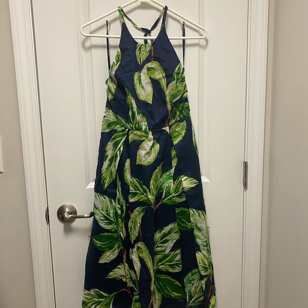 Ann Taylor garden halter dress